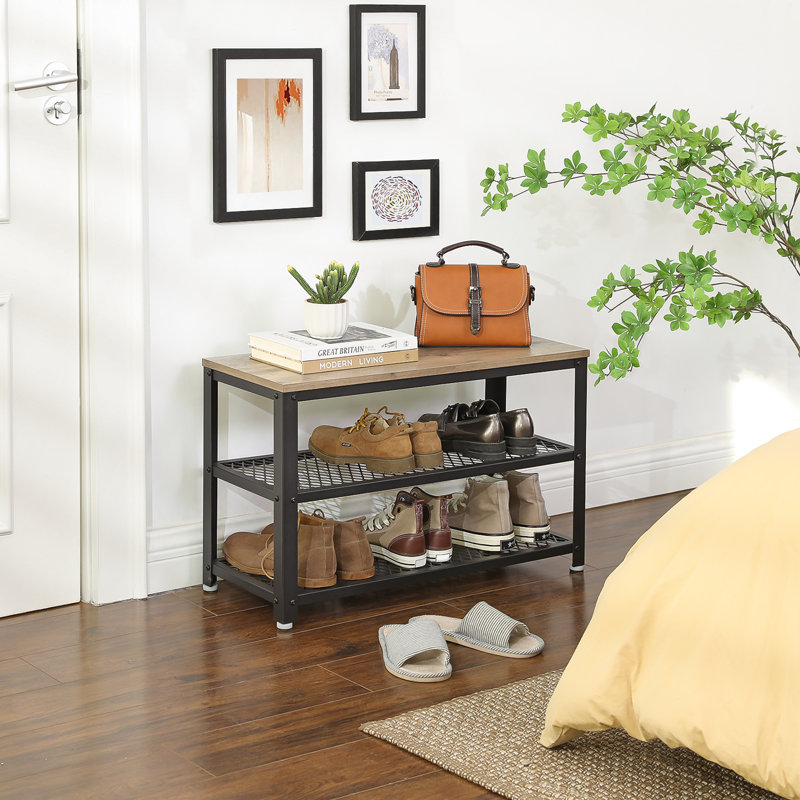 Williston Bryce Shelves Storage Bench & Reviews Wayfair Canada